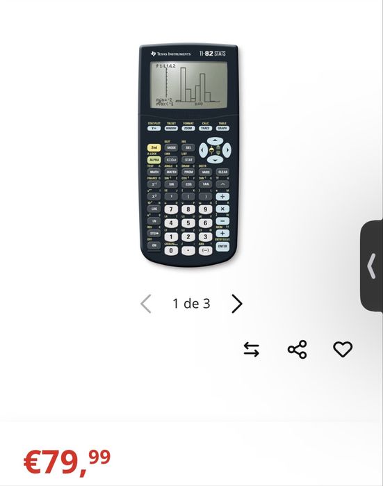 Calculadora TI-82 STATS