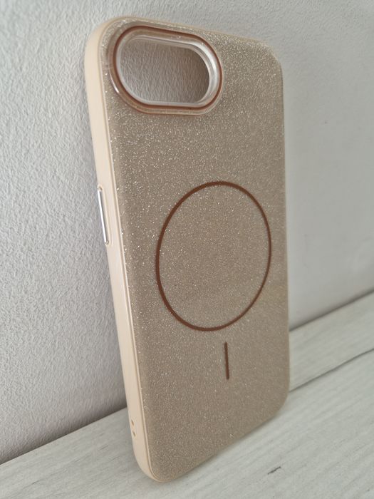 Magsafe Slim Shiny do Iphone 16e złoty