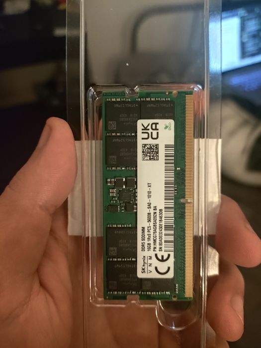 Memória Ram Sodimm DDR5 16gb 5600mhz