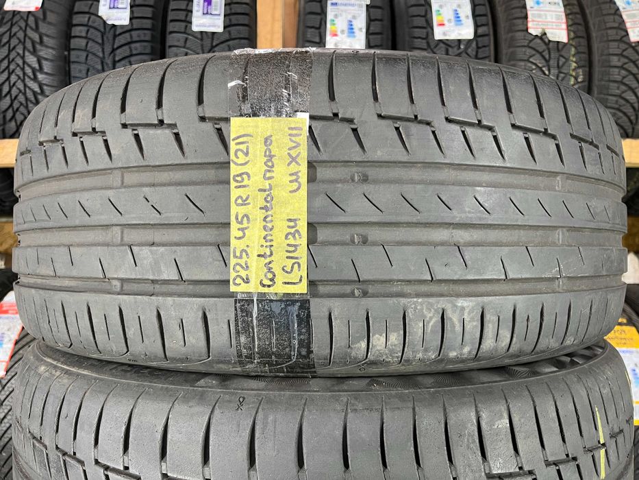 LS1434 Літні шини 225/45r19 Continental PremiumContact 6 пара резина