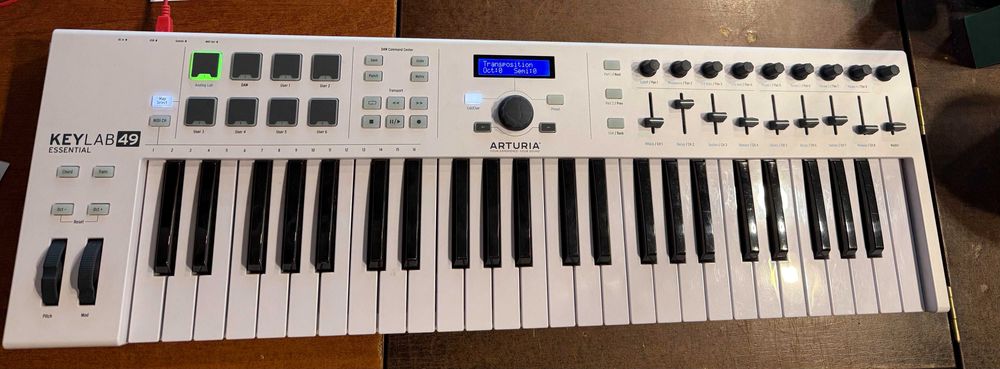 Keyboard MIDI Arturia KeyLab Essential 49 MK1 Biały