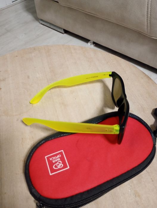 Óculos de sol dot dash plimsoul  - estilo wayferer  astes  amarelo Néon