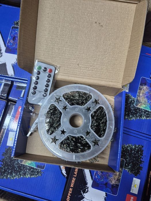 ХІТ 2026 р. Гірлянда Мішура 30 м на USB з пультом. Гірлянда Штора Роса