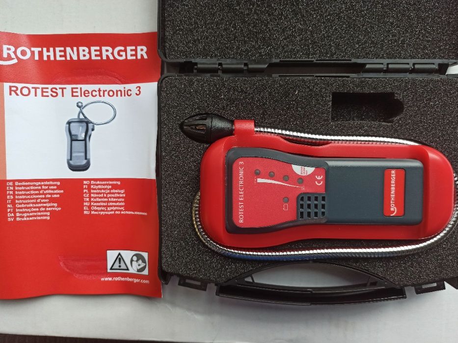 Газотечеи,детектор газу шукач Rothenberger Rotest Electronic 3 - 66080