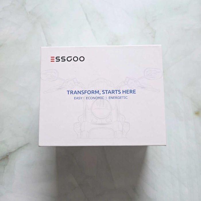 Essgoo 550CP nawigacja do motocykla bezprzewodowa Apple Android
