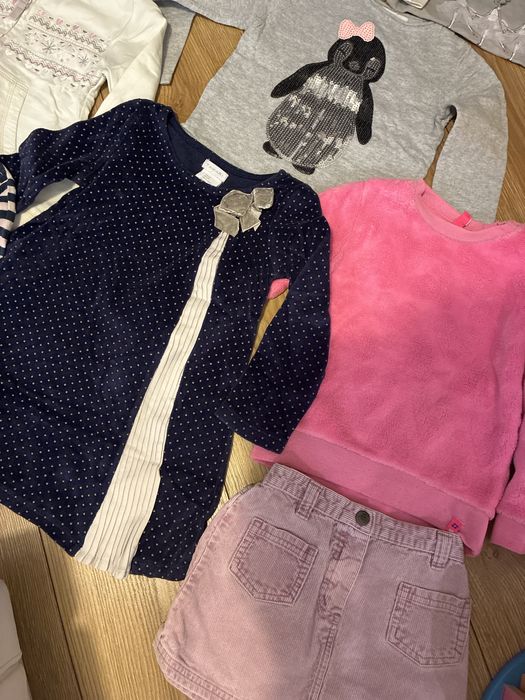 Paka ubrań zestaw dziewczynka 92-98