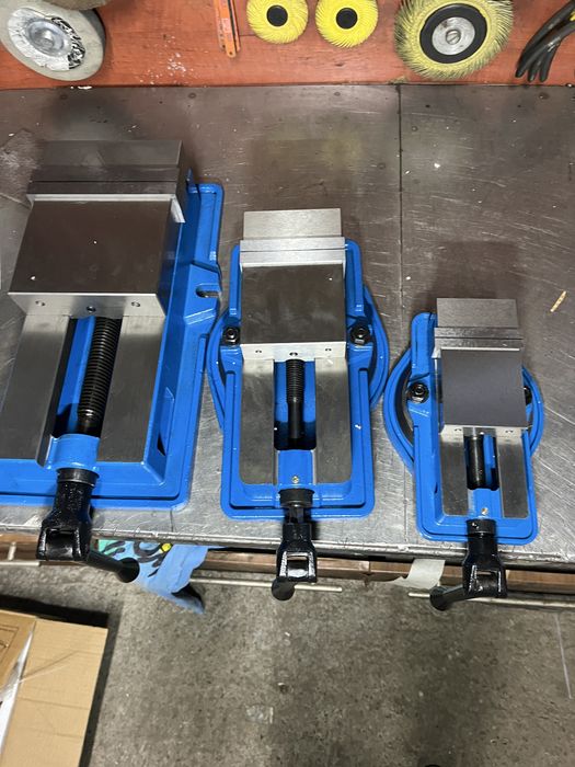 Imadło maszynowe obrotowe uchylne precyzyjne stołowe warsztatowe