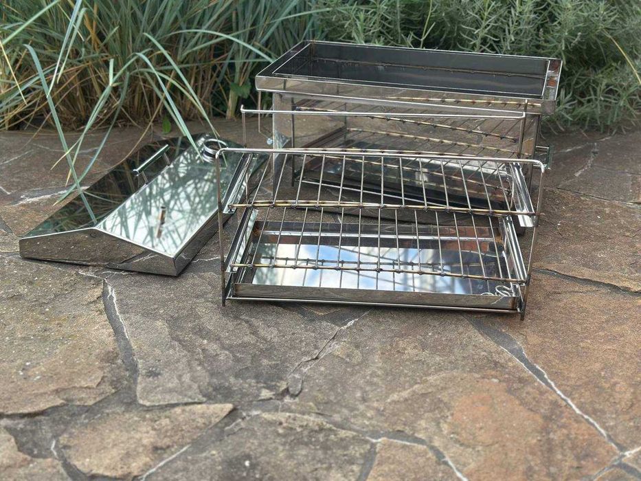 Коптильня гарячого копчення з гідрозатвором‼️ Коптилка. Коптильня