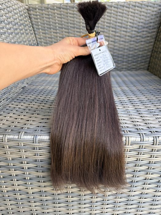 Włosy polskie dziewicze 53 g 43 cm