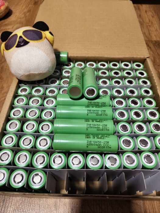 Акумулятор високострумовий НОВІ 2026р. ОРИГІНАЛ 18650 Samsung 25R 2500 mAh 20А 3.7V 3.7V /аккумуляторы/ высокотоковый/ инструмента/ транспорта/ шуруп