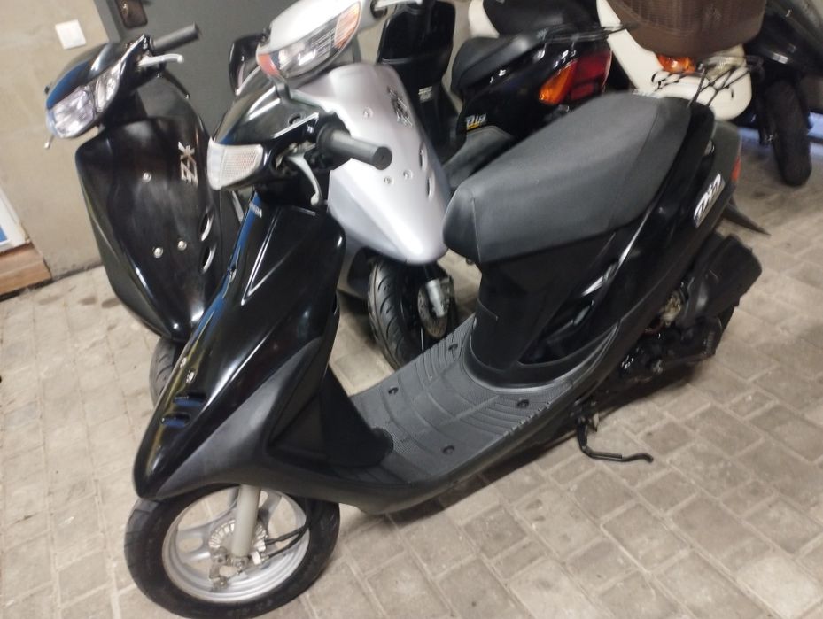 Скутер мопед Honda Dio чорний с контейнер без пробігу по Україні склад