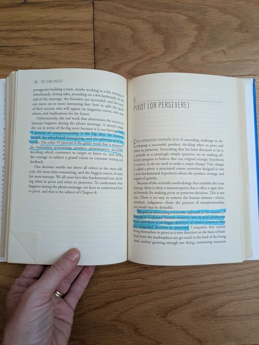Livro The Lean Startup de Eric Ries