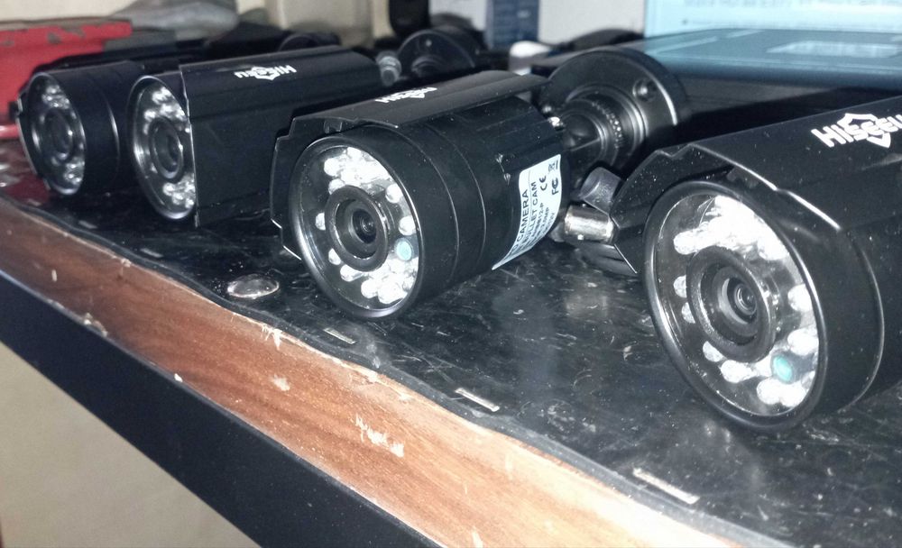 Câmeras de videovigilância Hiseeu AKIT-4AHBB12-P