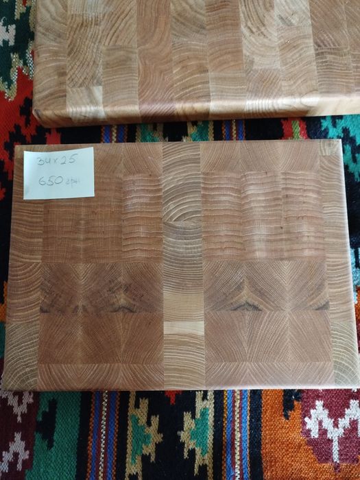 Дошки кухонні торцові,дубові