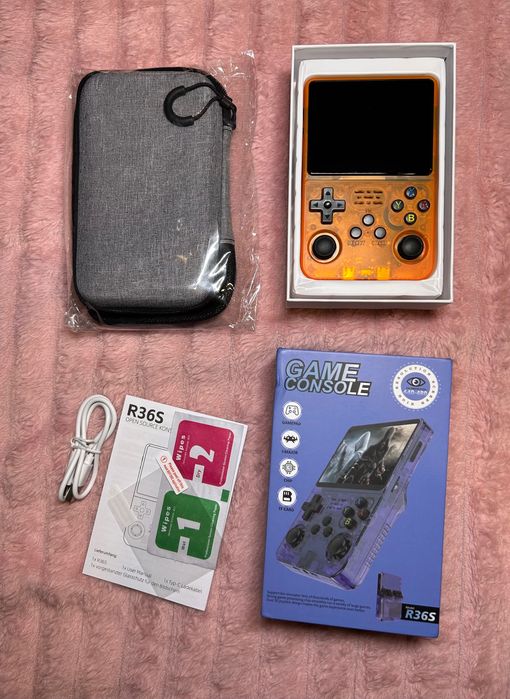 Konsola r36s zestaw z etui