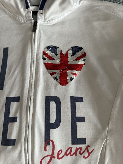 Bluza dziewczęca Pepe Jeans biała 164 cm