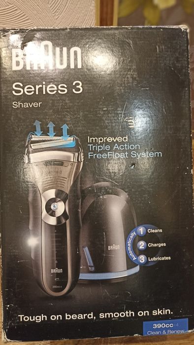 Електрична бритва BRAUN Series 3 390cc Без картріджів!