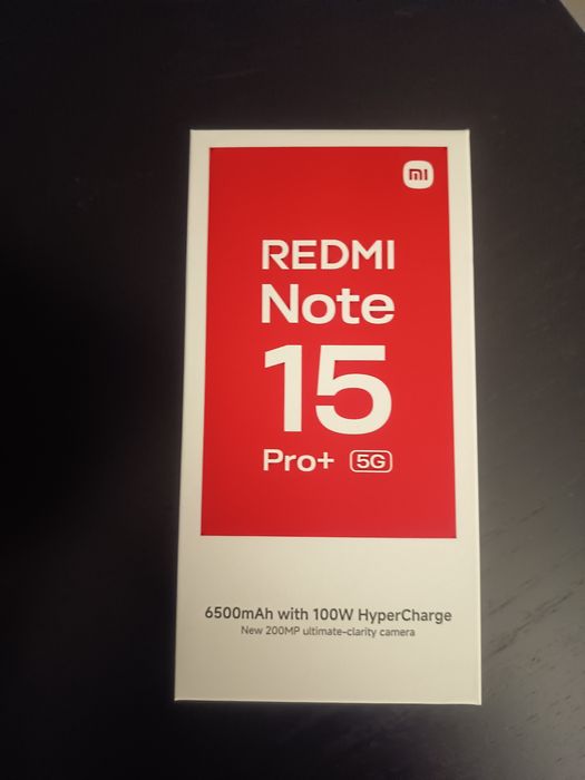 NOVO | Xiaomi Redmi Note 15 Pro+ 5G | 12GB/512GB | Black | SELADO |
