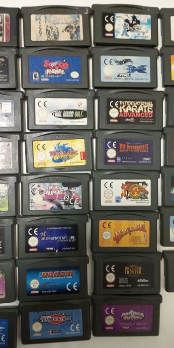 Vários Sonic 3 títulos Advance caixas bayblade, karate, Rayman Race,