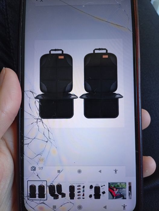 Smart elf maty ochronne do samochodu pod fotelik 2 pack