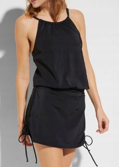 B.P.C czarna sukienka kąpielowa 50.