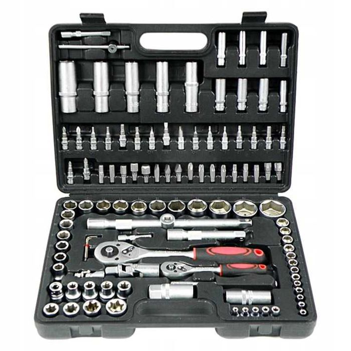 Klucze nasadowe 108 elementów  walizka