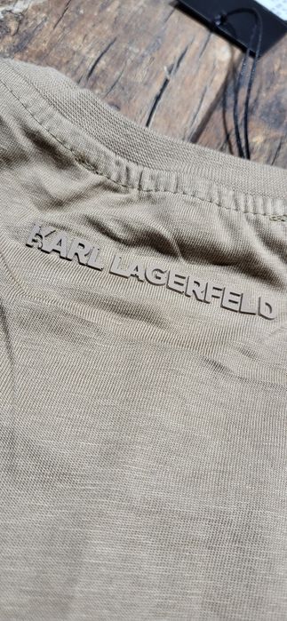 Karl ludzik beżowy long meski longsleeve bawełna premium M