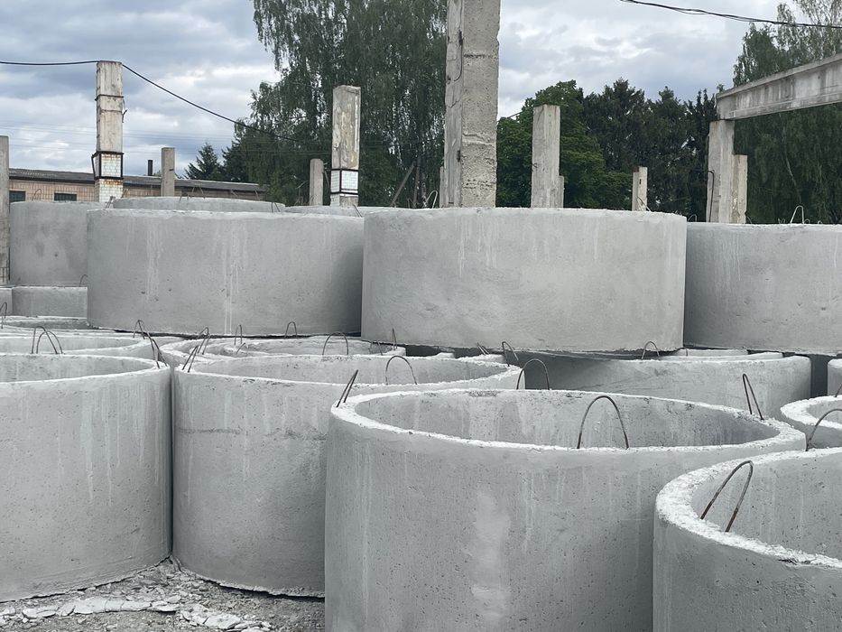 Кільце бетонне , колодязь, круг септик, кришка