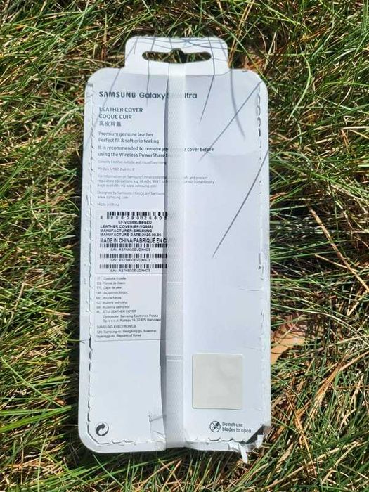 Oryginalne Skórzane Etui Samsung Galaxy S20 Ultra Czarny