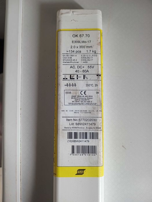 elektrody do spawania Esab
