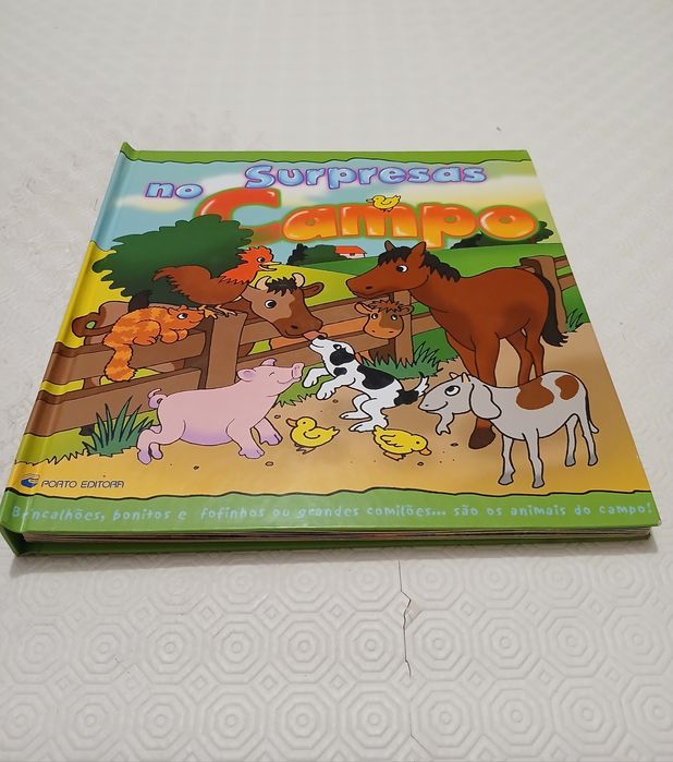 Livro Infantil "Surpresas No Campo"