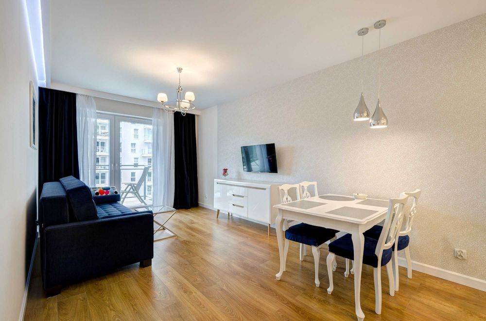 Wynajmę apartament 2pokoje44m z garażem Gdańsk Przymorze w iwestycji 4-Oceany od 01.08.026 bezpośrednio