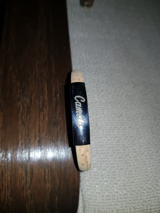 Bransoletka z korka z imieniem KAMILA