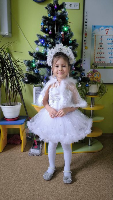 Костюм снежинки вьюга зима фея