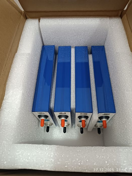 Комірка LIFEPO4 EVE105Ah ячейки акумуляторні нові
Шина, сепарація, гай