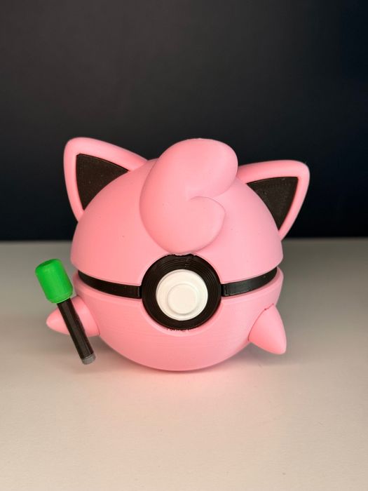 Jigglypuff Pokeball Fidget Klikacz Antystresowy Druk 3D Pokemon