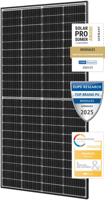 Panel Solar Fabrik 300W N-Type TOPCon Bifacial Glass-Glass