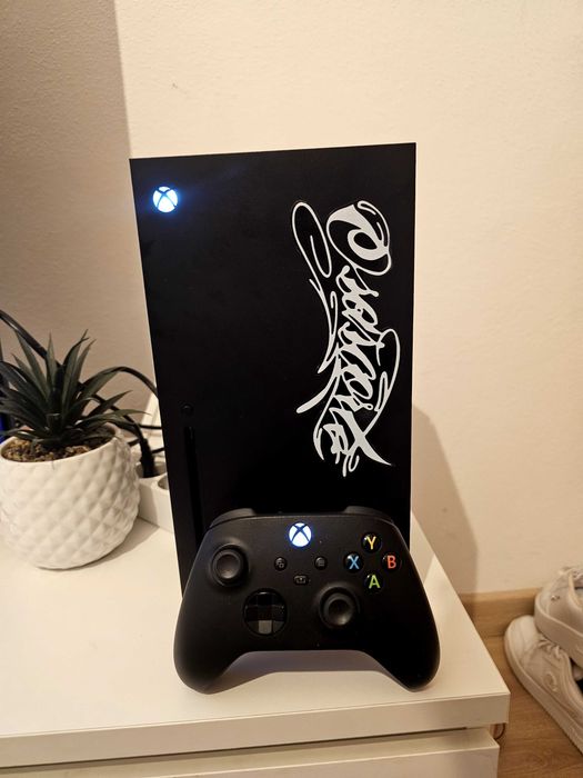 Xbox series X 1T preto fosco