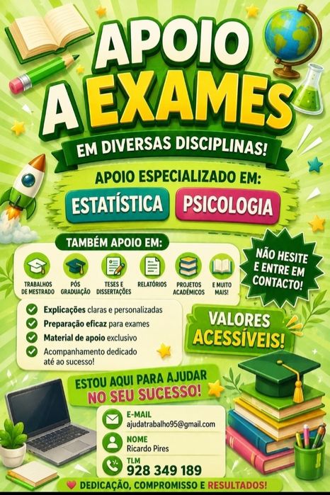 Procura um apoio sério, responsável e de confiança para alcançar melhores resultados académicos?