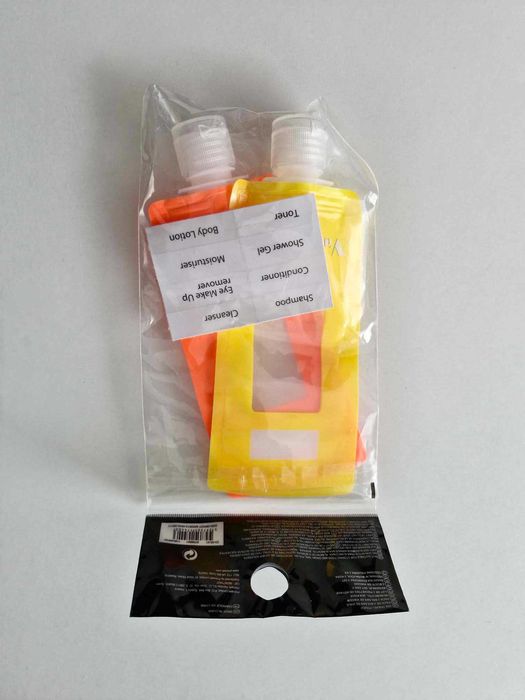 Podróżne opakowania na kosmetyki 90 ml, 2 szt. nowe, Primark