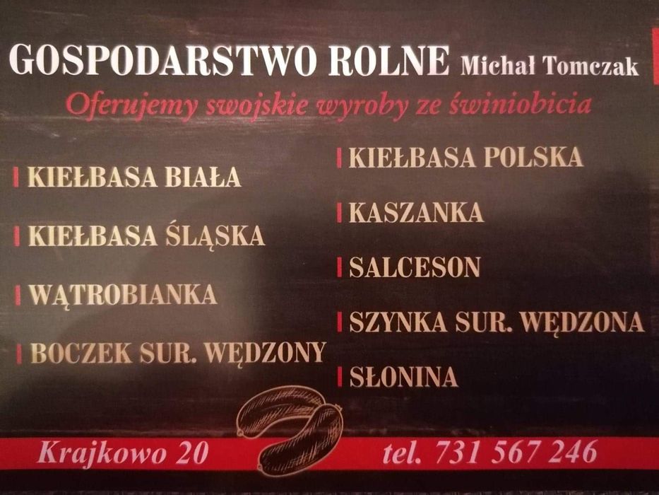 Swojska kiełbasa prosto od rolnika