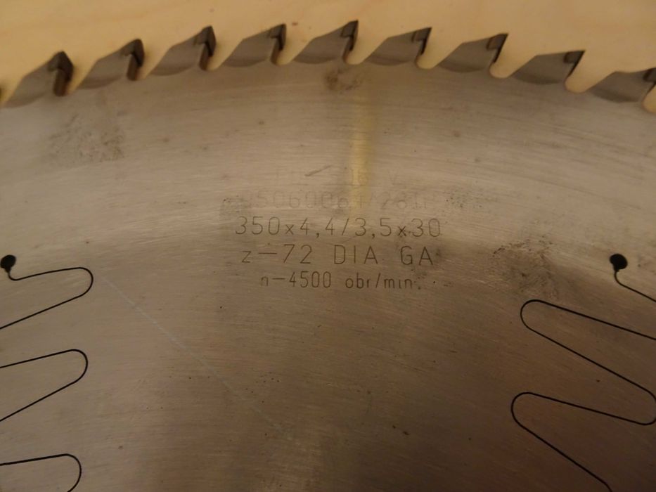 Piła DIAMENTOWA Faba PD-506 350mmx4,4/3,5 z-72 GA