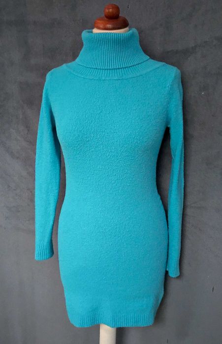 Sukienka golf a la baranek zima zimowy jesienny jesień jesienna