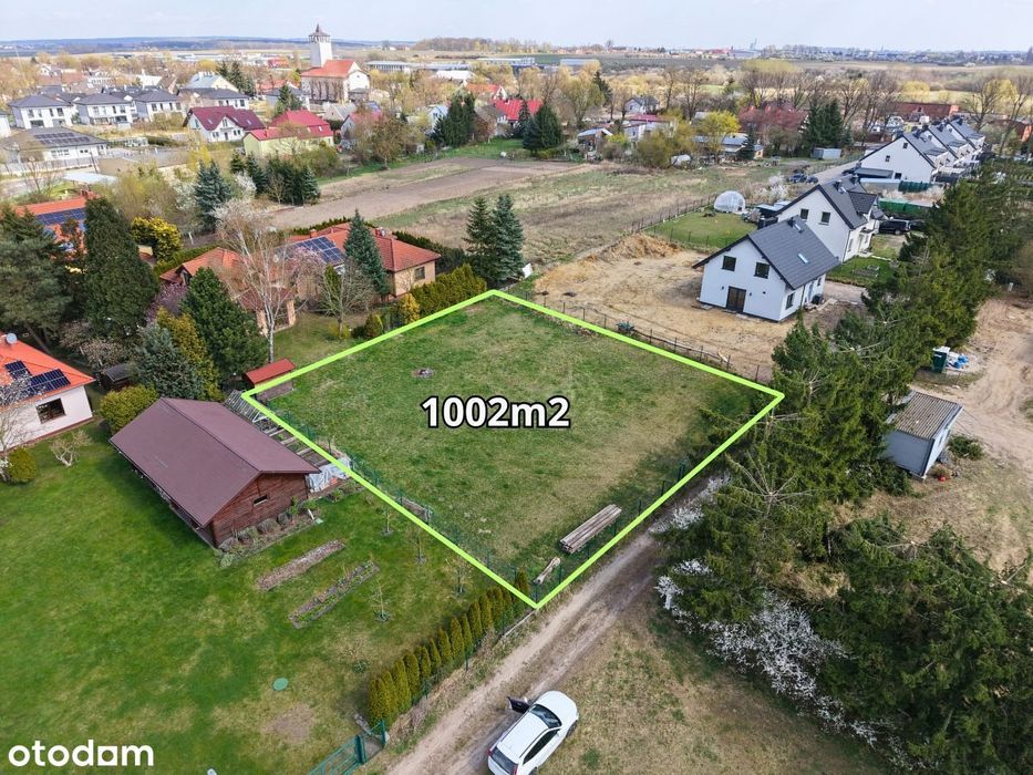 Działka Dołuje  / 1002 m2  / MPZP / Media