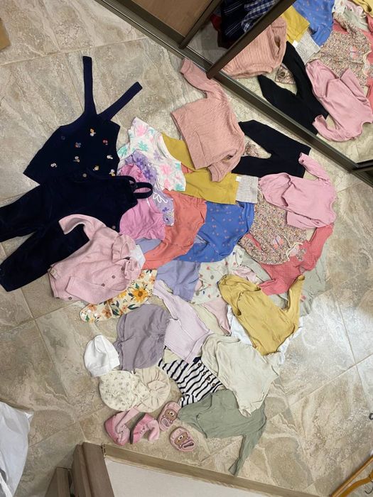 Пакет речей на дівчинку 68-74