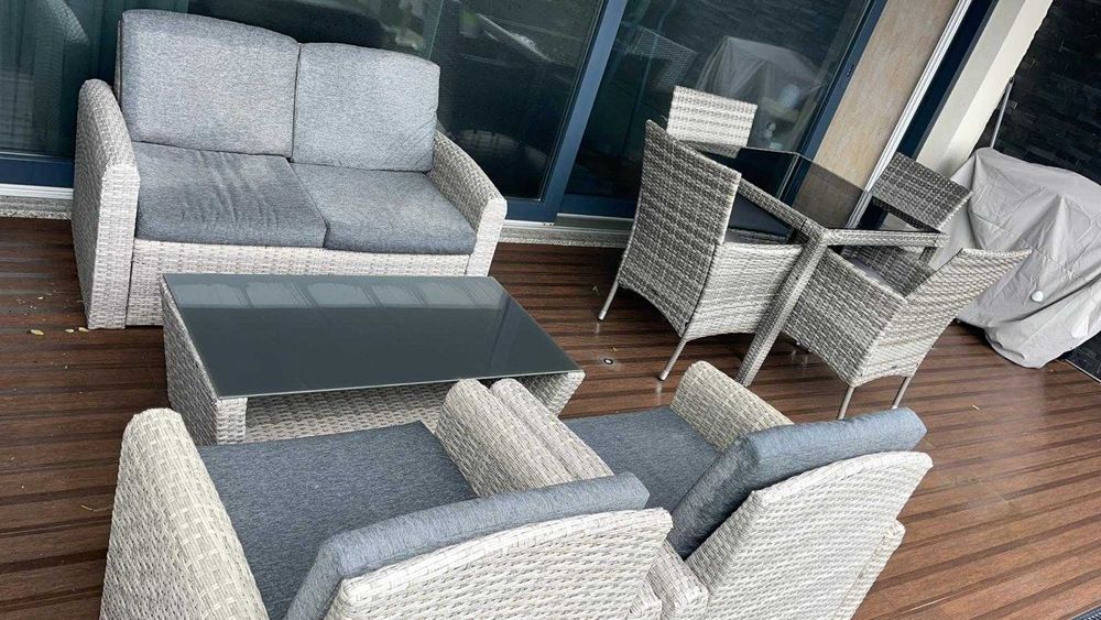 Cadeira, Sofa e Mesa exterior