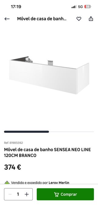 Movel casa banho Novo 120cm C/ Lavatorio duas Cubas
