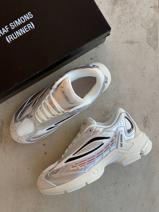 Кросівки Raf Simons Ultrascepte Silver Red•Раф Сімонс Ультраскепт(срібло-червоні)