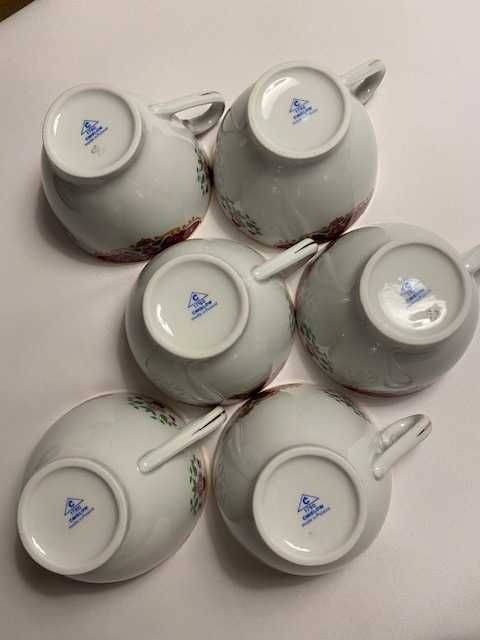 Porcelanowy serwis do kawy Ćmielów