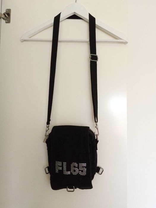 Bolsa a tiracolo preta da Benetton